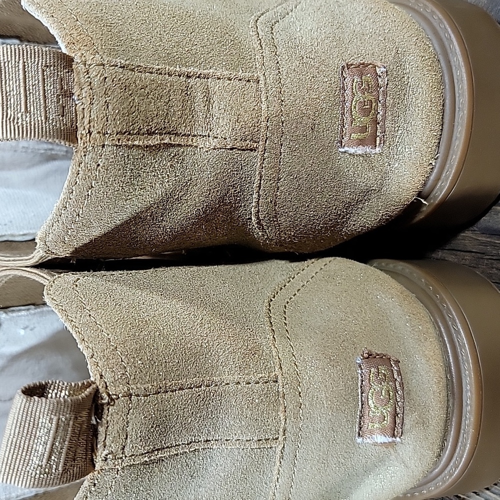 UGG Youth Chelsea Metallic Bolden Ankle Boot Y5~W6 - Picture 6 of 14